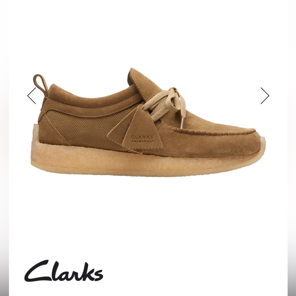 Clark’s Maycliffe Boys Brown Suede Slip On Ronnie Fieg Kith Shoes New in Box